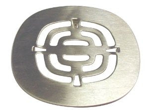 Belle Foret BFNSD02SN Snap-In Shower Strainer, Satin Nickel