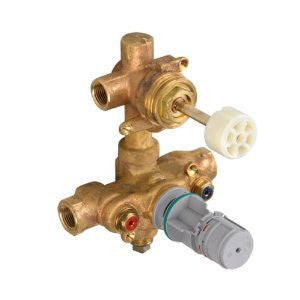 American Standard R523 1/2-Inch 2-Handle Shower Theromstat Rough Valve with Built-In-3-Way Diverter