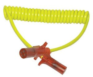 Hopkins 47045 Flex-Coil 4 Pole Round to 4 Pole Round Adapter with Nite-Glow