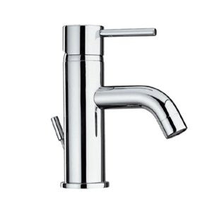 Whitehaus WHLX78211-POCH Luxe 4-Inch Single Lever Lavatory Faucet with Pop-Up Waste, Polished Chrome