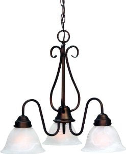 Volume Lighting V2353-79 Chandelier, Antique Bronze Finish