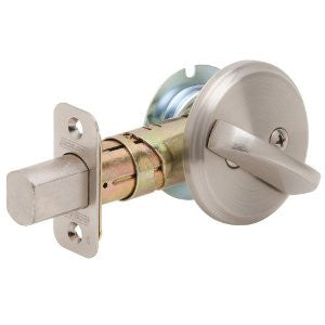 Schlage B80 619 12-287 10-116 134 N N SL One-Sided Deadbolt, Satin Nickel