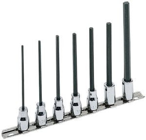Armstrong 15-425 7 Piece 3/8-Inch Drive Extra Long Hex Driver Socket Set