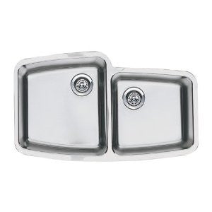 Blanco BL441002 BlancoPerforma Medium 1-3/4-Inch Bowl Undermount Sink, Satin Polished