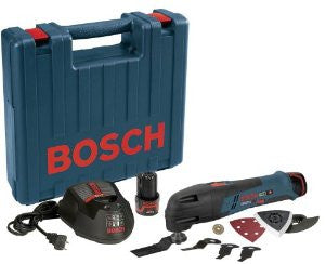 Bosch PS50-2B 12-Volt Max Lithium-Ion Multi-X Oscillating Tool Carpenter Kit with 2 Batteries, Charger and Case