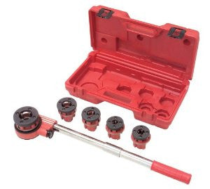 TEKTON 7574 Ratchet Pipe Threader Kit, 9-Piece