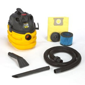 Shop-Vac 5872410 5.5-Peak Horsepower Portable Contractor Right Stuff Wet/Dry Vacuum, 5-Gallon
