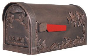 Special Lite Products SCB-1005-CP Hummingbird Curbside Mailbox, Copper