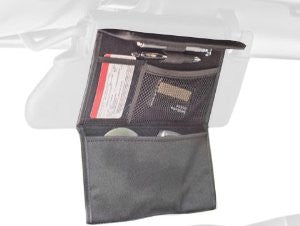 Rugged Ridge 13305.07 Sun Visor Organizer Cover for 2007-2009 Jeep Wrangler and Wrangler Unlimited JK - Pair