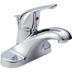 Delta Foundations B510LF Single Handle Centerset Lavatory Faucet, Chrome