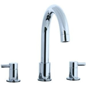 Cifial 221.640.625 Techno Two Handle Roman Tub Filler Trim, Polished Chrome