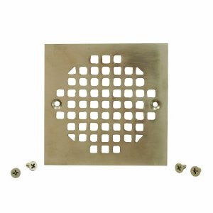 Plumbest C60-83BN Square Cast Brass Strainer, Brushed Nickel