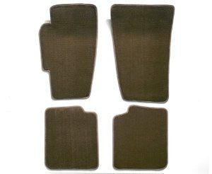 Premier Custom Fit 4-piece Set Carpet Floor Mats for Toyota Prius (Premium Nylon, Driftwood)