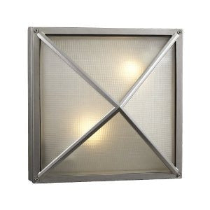 PLC Lighting 31700 SL Outdoor Fixture from Danza-1 Collection, Silver Finish