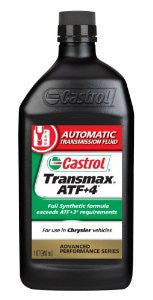 Castrol 06810 Transmax ATF+4 Automatic Transmission Fluid - 1 Quart, (Pack of 6)