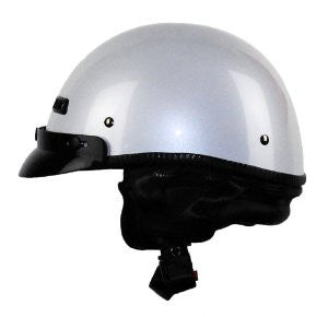 Vega XTA Touring Half Helmet (Pearl White, Small)