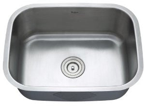 Kraus 23 inch Undermount Single Bowl 16 gauge Stainless Steel Kitchen Sink