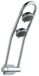 GROHE 27 007 000 Freehander Dual Head Shower System, Chrome
