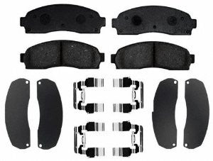 ACDelco 17D833CH Professional Durastop Front Ceramic Disc Brake Pad Set