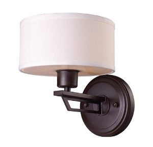 Landmark 65020-1 Iron Heights 1-Light Sconce, 10-Inch, Oiled Bronze