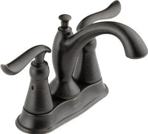 Delta Faucet 2594-RBMPU-DST Linden Two Handle Centerset Lavatory Faucet, Venetian Bronze