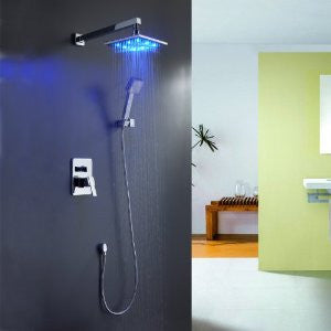 LightInTheBox Sprinkle - Color Changing LED Shower Faucet with 8 inch Shower Head + Hand Shower