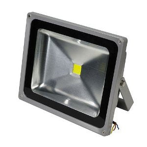 Ledwholesalers 55 Watt LED Waterpoof Outdoor Security Floodlight 85-264 Volt Ac Warm White, 3702ww