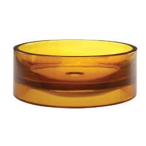 Decolav 2806-HNC Incandescence Tall Round Vessel Sink, Honeycomb