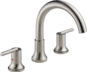 Delta Faucet T2759-SS Trinsic, 3-hole Roman Tub Trim, Stainless