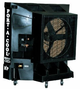 Port-A-Cool PAC2K24HPVS 24-Inch Portable Evaporative Cooling Unit, 6700 CFM, 1800 Square Foot Cooling Capacity, Variable Speed Black