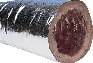 Speedi-Products FD-12R8 06 6-Inch Diameter by 12-Feet Length R8 Insulated Flexible Duct with Metalized Jacket