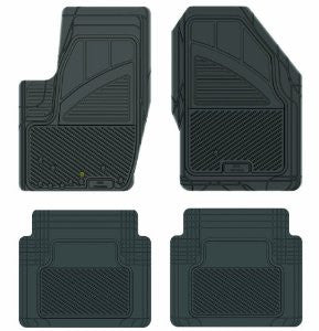 Koolatron Pants Saver Custom Fit 4 Piece All Weather Car Mat for Select Ford Focus Models (Black)