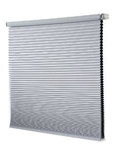 Redi Shade Z14C4401400 Simple Fit Made to Width Custom Cordless Honeycomb Cellular Shades, 44 -Inch by 72-Inch, Snow Blackout