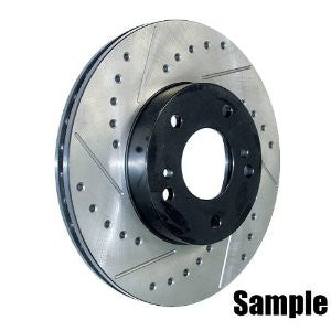Stop Tech 127.66040R Sportstop Slotted and Drilled Brake Rotor