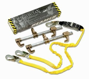 Guardian Fall Protection 00105 Beamer Erector Set with 2 Beamer 2000's and 1 Double Leg HD Lanyard