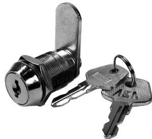 FJM Security MEI-3403AL Chrome 1-1/8" Cylinder Length Disc Tumbler Cam Lock