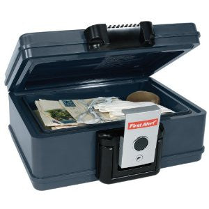 First Alert 2013F Fire and Water Chest, 0.17 Cubic Foot, Gray
