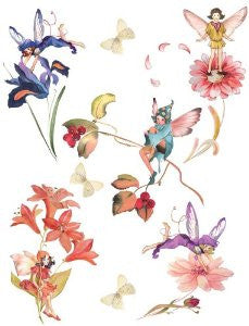 Brewster Spirit 350-0205 Peel & Stick Fairies European Wall Decals