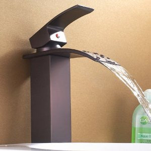 LightInTheBox Antique Oil Rubbed Bronze Waterfall Painting Finish Bathroom Sink Faucet