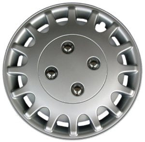 Drive Accessories KT-1018-13S/L, Nissan Sunny, 13" Silver Replica Wheel Cover, Pack of 4