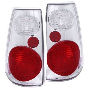 Anzo USA 211085 Ford Explorer Sport Trac Chrome Tail Light Assembly - (Sold in Pairs)