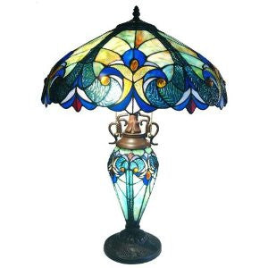 Chloe Lighting CH18A681DT 3 Light Victorian Double Lit Table Lamp