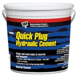 Dap 14090 Quick Plug Hydraulic Cement 10-Pound Pail