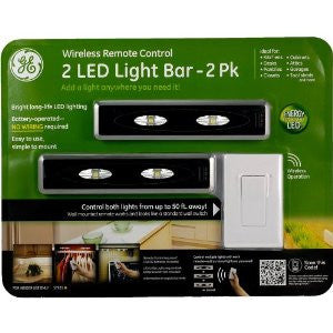 GE Remote Control LED Light - 2 pk.