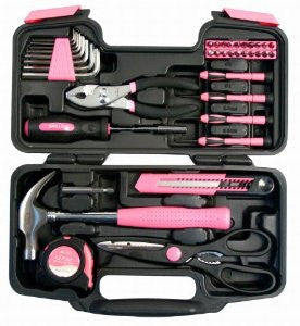 Apollo Precision Tools DT9706P 39-Piece Pink General Tool Set