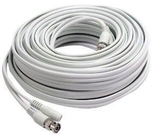 Frist Alert BNC-300 RG59 Coax Video and DC Power Cable, 300-Feet