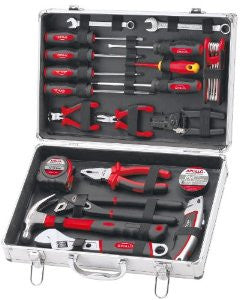 Apollo Tools DT90524 Tool Kit in Aluminum Case, 28 Piece